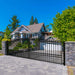 Chery Industrial 18x6 ft Steel Dual Swing Driveway Gate - LONDON Style