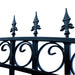 Chery Industrial 18x6 ft Steel Dual Swing Driveway Gate - LONDON Style
