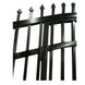 Chery Industrial 16x7 ft Steel Dual Swing Driveway Gate with Pedestrian Door