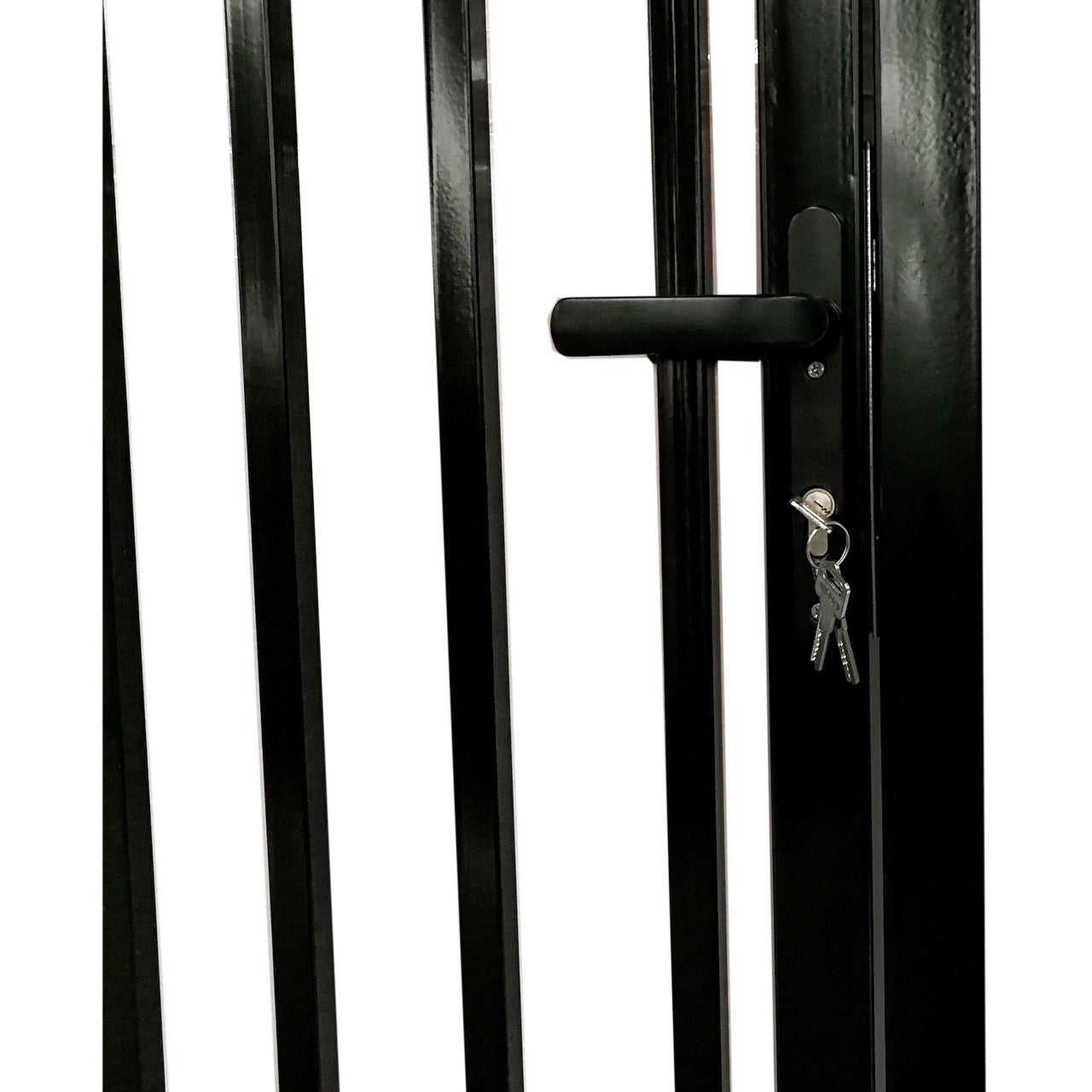Chery Industrial 16x7 ft Steel Dual Swing Driveway Gate with Pedestrian Door