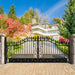 Chery Industrial 18x8 ft Steel Dual Swing Driveway Gate