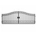 Chery Industrial 18x8 ft Steel Dual Swing Driveway Gate
