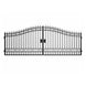 Chery Industrial 18x8 ft Steel Dual Swing Driveway Gate