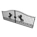Chery Industrial 18x8 ft Steel Dual Swing Driveway Gate