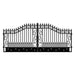 Chery Industrial | 18x8 ft Steel Dual Swing Driveway Gate