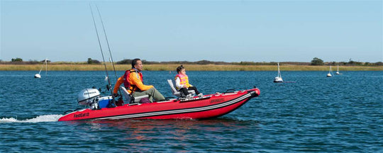 Sea Eagle FastCat12™ Catamaran - Deluxe - Angle View