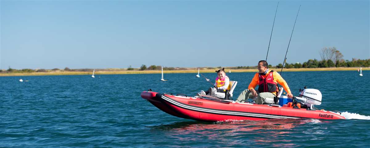 Sea Eagle FastCat12™ Catamaran - Deluxe - Close-up