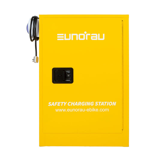 Eunorau | Safety Charging Station 12 Gallon with 1 Smoke Alarm, 6 Charging Ports | BTCC01245