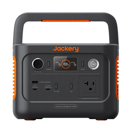 Jackery Explorer 240 V2 Solar Generator + SolarSaga 40W Solar Panel Kits