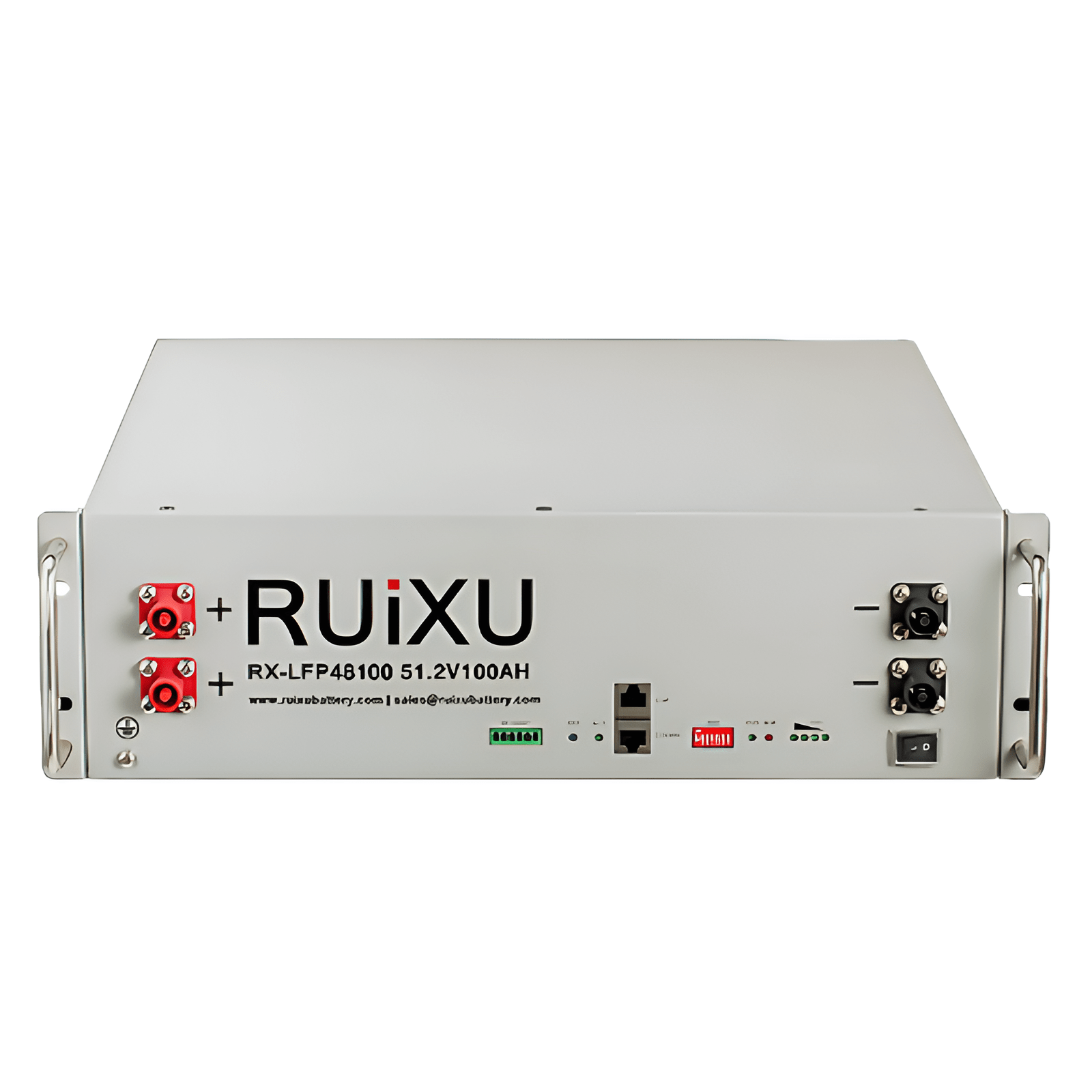 RUiXU | 51.2V 100Ah (5.12kWh) Server Rack-Mounted 3U Battery | 10-Year Warranty | RX-LFP48100