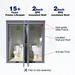 Chery Industrial 2 Private Toilet Stalls Portable Restroom
