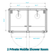 Chery Industrial 2 Private Mobile Shower Room