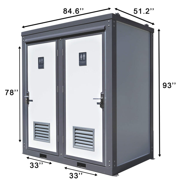 Chery Industrial 2 Private Toilet Stalls Portable Restroom