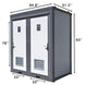 Chery Industrial 2 Private Toilet Stalls Portable Restroom