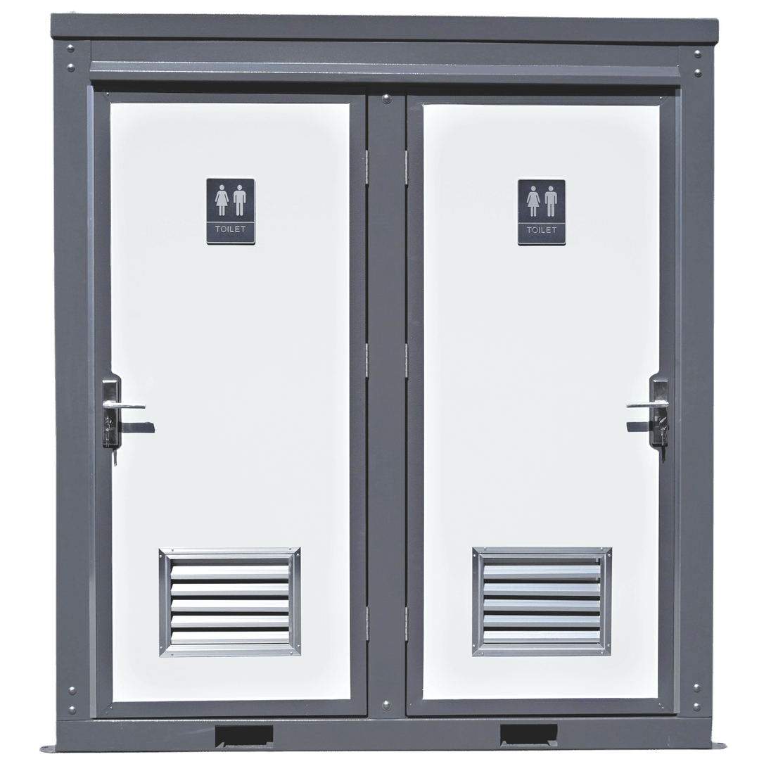 Chery Industrial 2 Private Toilet Stalls Portable Restroom