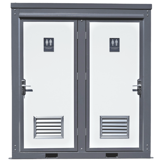 Chery Industrial 2 Private Toilet Stalls Portable Restroom