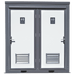 Chery Industrial 2 Private Toilet Stalls Portable Restroom