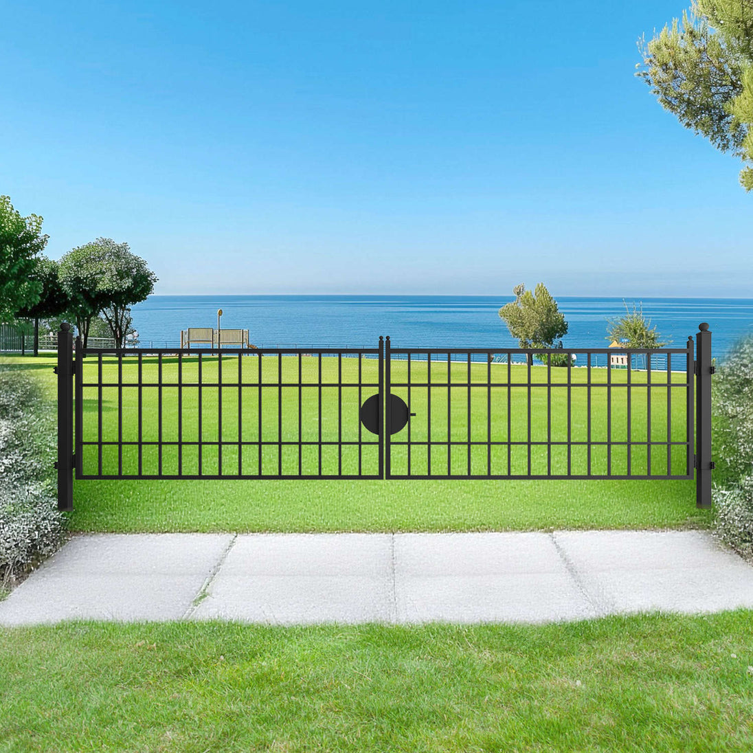 Chery Industrial 20 ft Steel Farm Driveway Gate