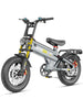 Aniioki A8 Pro Max 52V Dual Motor E-Bike | 2200W AWD - Matte Gray