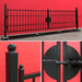 Chery Industrial 20 ft Steel Farm Driveway Gate