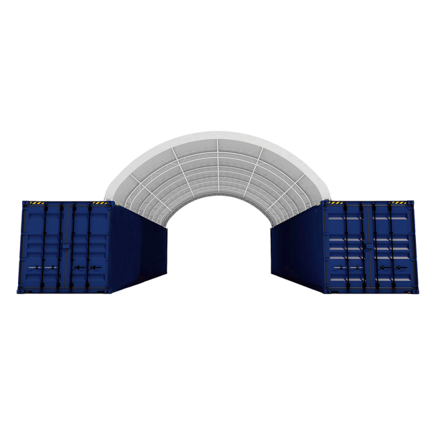 Chery Industrial | 20'x40' Double Truss Container Shelter