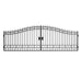 Chery Industrial 20x8 ft Steel Dual Swing Driveway Gate