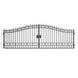 Chery Industrial 20x8 ft Steel Dual Swing Driveway Gate