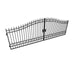 Chery Industrial 20x8 ft Steel Dual Swing Driveway Gate