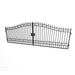 Chery Industrial 20x8 ft Steel Dual Swing Driveway Gate