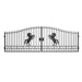 Chery Industrial 20x8 ft Steel Dual Swing Driveway Gate
