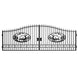 Chery Industrial | 20x8 ft Steel Dual Swing Driveway Gate