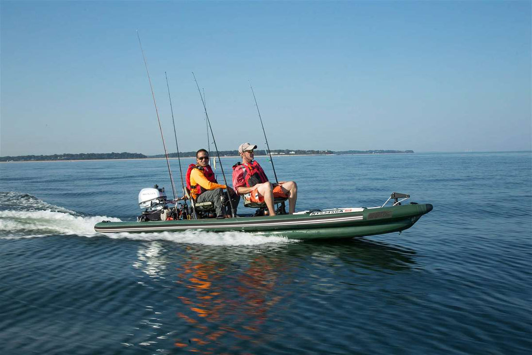 Sea Eagle FSK16 FishSkiff™ - Swivel Seat Canopy - Lifestyle Shot