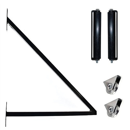 Chery Industrial 25ft Steel Sliding Driveway Gate with 5ft Pedestrian Gate