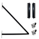 Chery Industrial 25ft Steel Sliding Driveway Gate with 5ft Pedestrian Gate