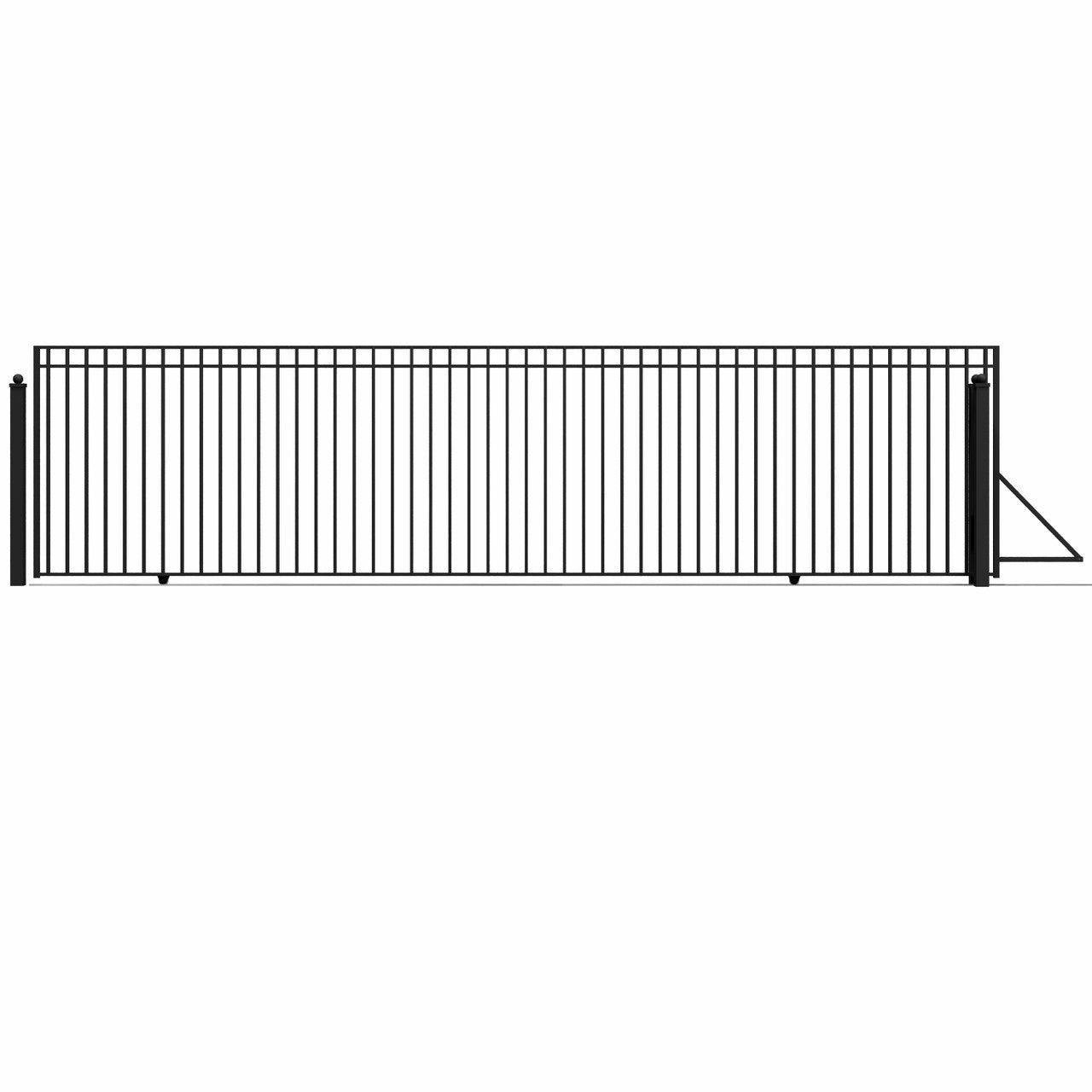 Chery Industrial | 25x6 ft Steel Sliding Driveway Gate - MADRID Style
