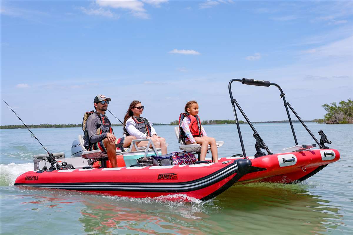 Sea Eagle FastCat14™ Catamaran - Deluxe - Lifestyle Shot