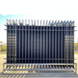 Chery Industrial 10x7 ft Steel Fence with 3 Rails, 30 Panels