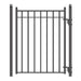 Chery Industrial 25ft Steel Sliding Driveway Gate with 5ft Pedestrian Gate