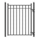 Chery Industrial 25ft Steel Sliding Driveway Gate with 5ft Pedestrian Gate