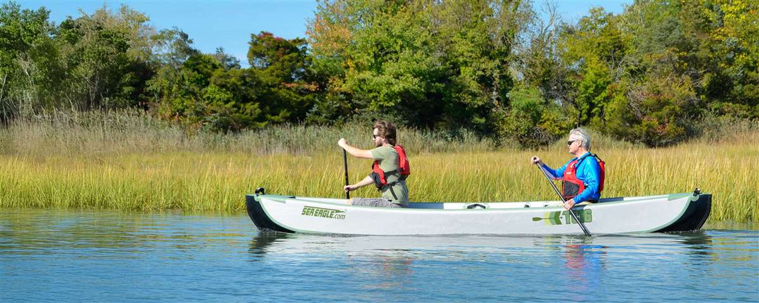 Sea Eagle TC16 - Electric Pump 3 person - On Water