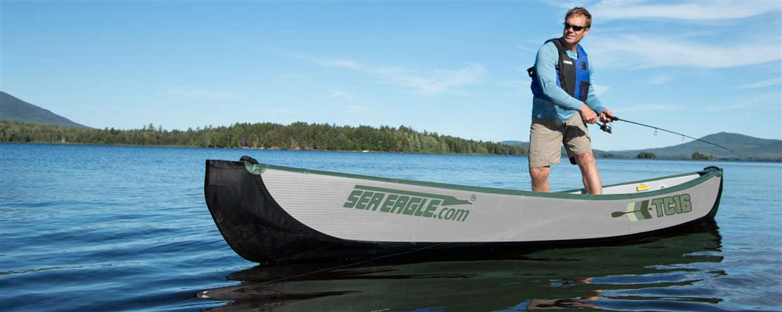 Sea Eagle TC16 - Electric Pump 3 person - Top View