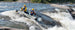 Sea Eagle TC16 - Electric Pump 3 person - Angle View