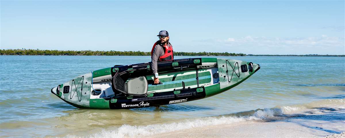 Sea Eagle 385fta FastTrack™ Angler - Pro Solo - Top View