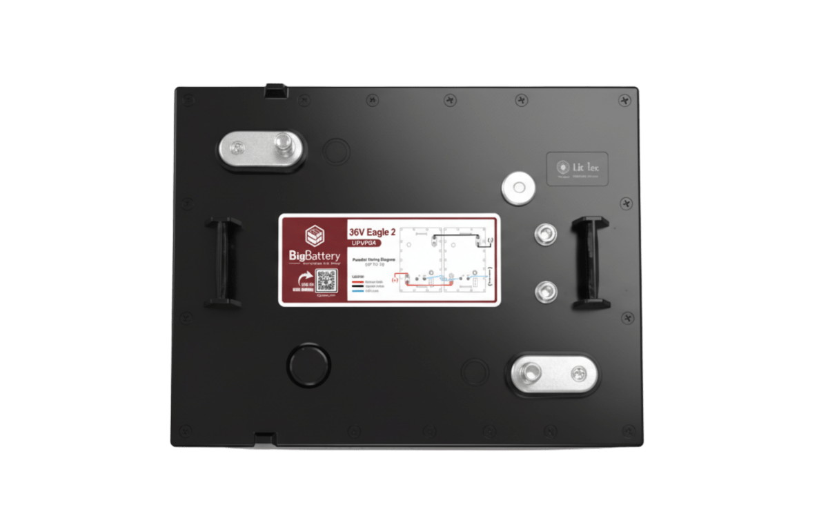 36V EAGLE2 1.63 kWh LiFePO4 Battery with Heater and Comms - Image 4