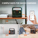 Jackery Explorer 240 V2 Solar Generator + SolarSaga 40W Solar Panel Kits