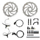 Eunorau | ENA 4-Piston Hydraulic Brake Sensor Set with 203MM Disc Brake Rotors | ENA-HYDRAULIC4P