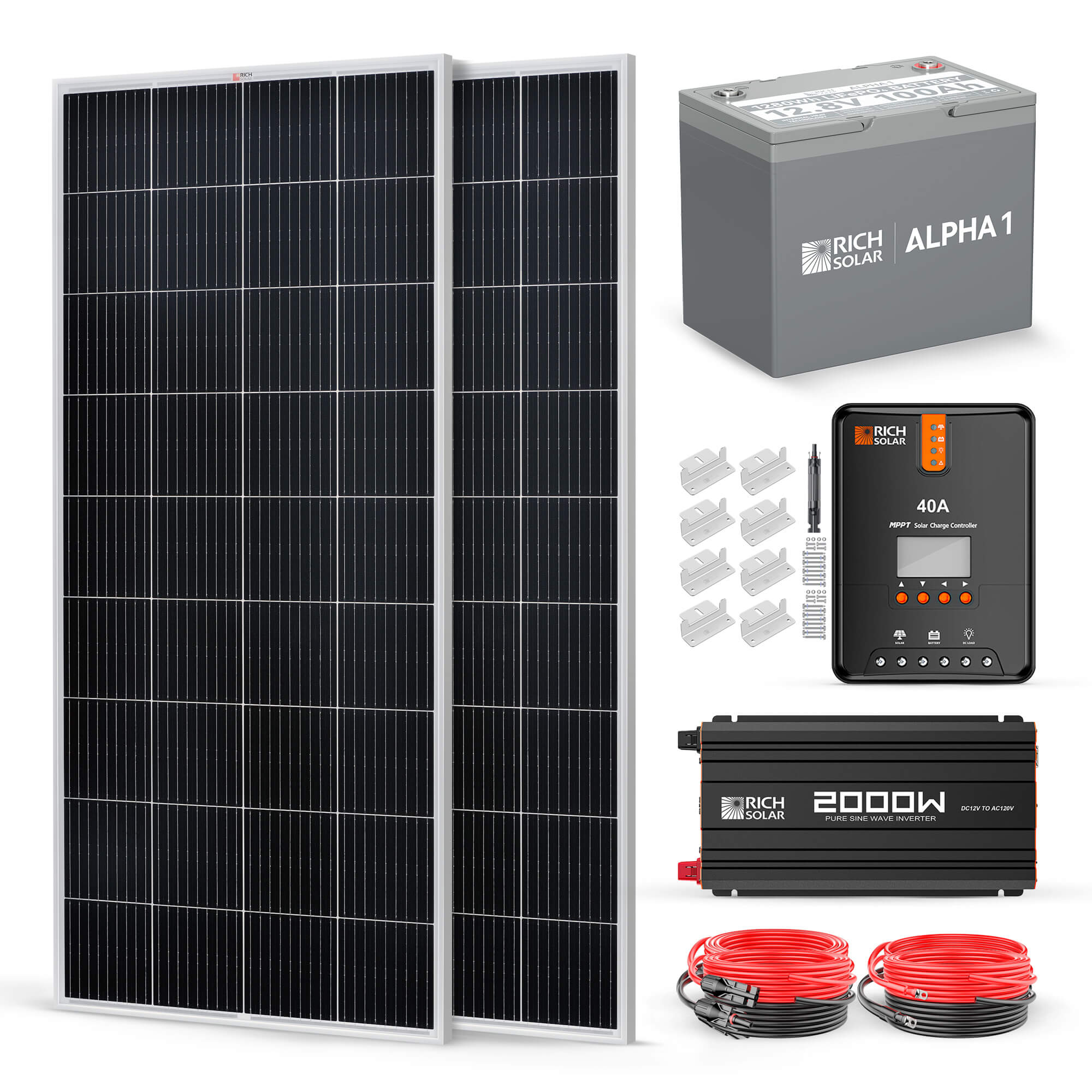 400 Watt Complete Solar Kit