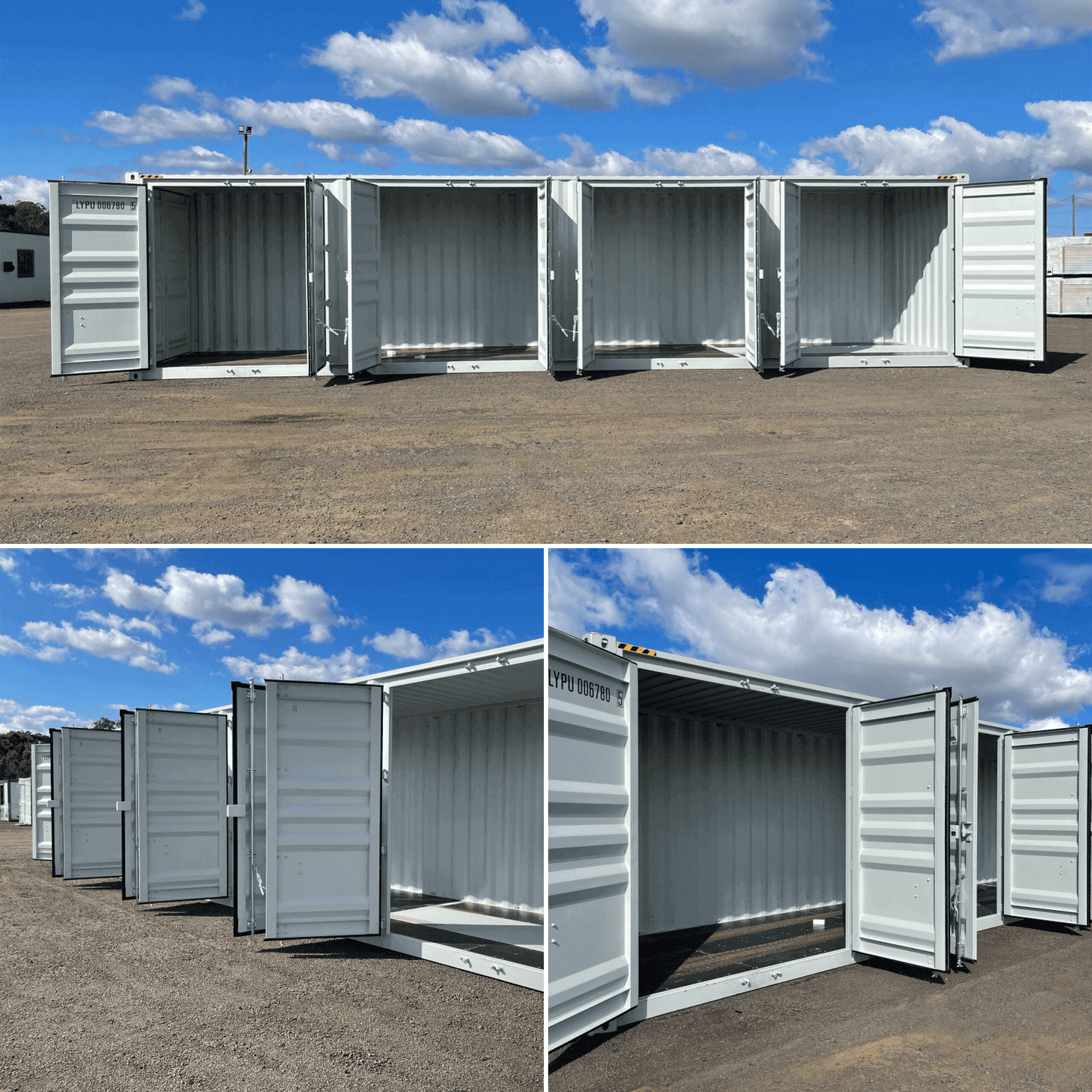 Chery Industrial 40ft High Cube Container with 4 Side Doors