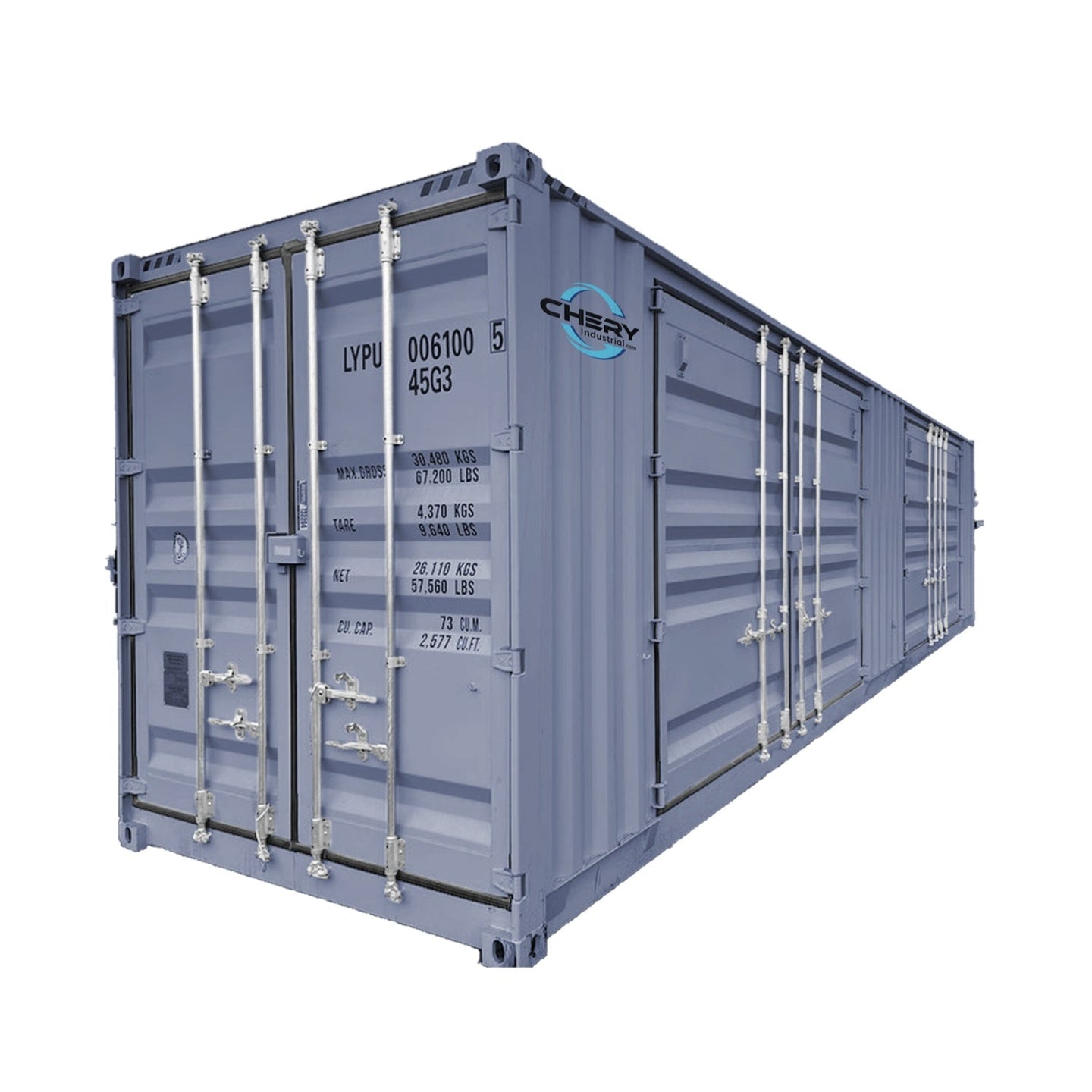 Chery Industrial | 40ft High Cube Two Multi Doors Container with Logo
