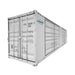 Chery Industrial 40ft High Cube Two Multi Doors Container with Logo